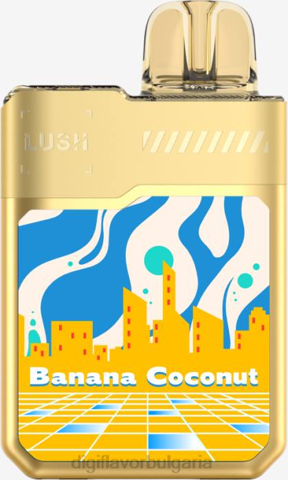 Geek Vape Digiflavor Pods | Digiflavor Geekbar LUSH за еднократна употреба банан кокос P6JZ8